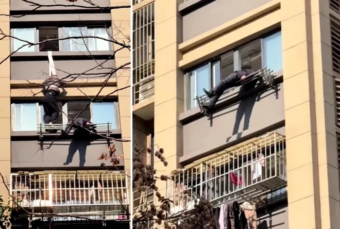 Un bărbat care a căzut de la etajul 15 a fost salvat de un uscător de haine / Foto: The Sun