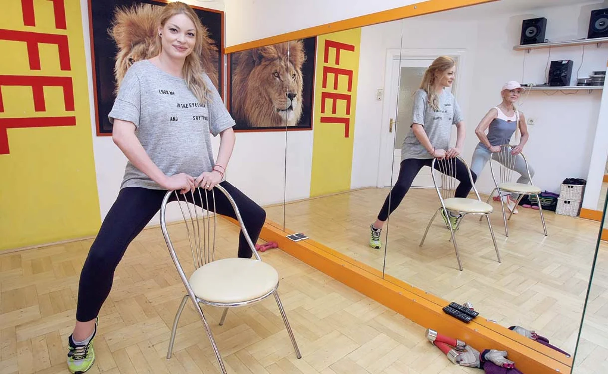 
    Valentina Pelinel a fost  o gravidă extrem de  activă, care a făcut sport  până în luna a noua  