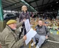 Caricaturistul Radu Clețiu în piața din Novi Sad FOTO Rod Festival