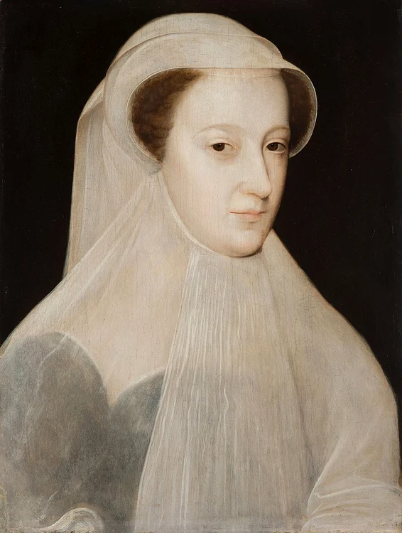 Maria Stuart în doliu alb François Clouet - The Royal Collection Website Webpage. FOTO Wikipedia
