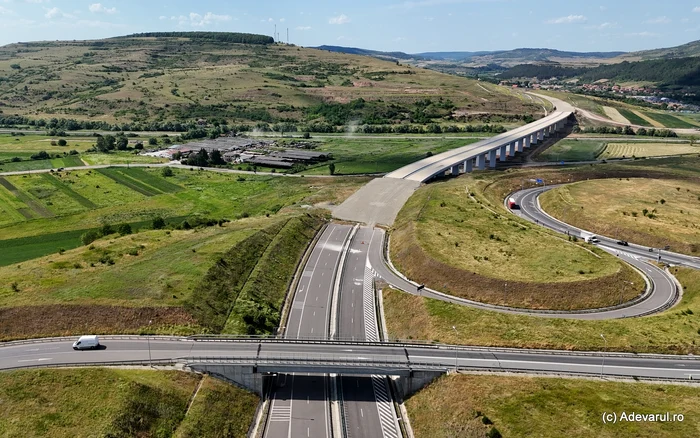 Nădășelu, locul unde se oprește în prezent autostrada Cluj - Napoca - Oradea. Foto: Daniel Guță