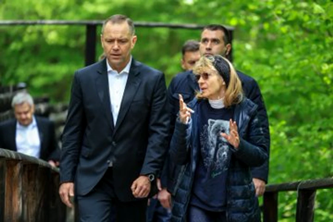 Președintele polonez a vizitat sanctuarul de urși / foto: X