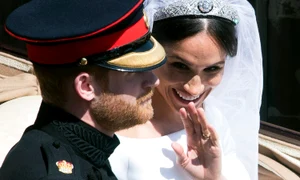 La nunta din 19 mai, de la Castelul Windsor, Meghan a purtat tiara cu diamante dată de Regină jpeg