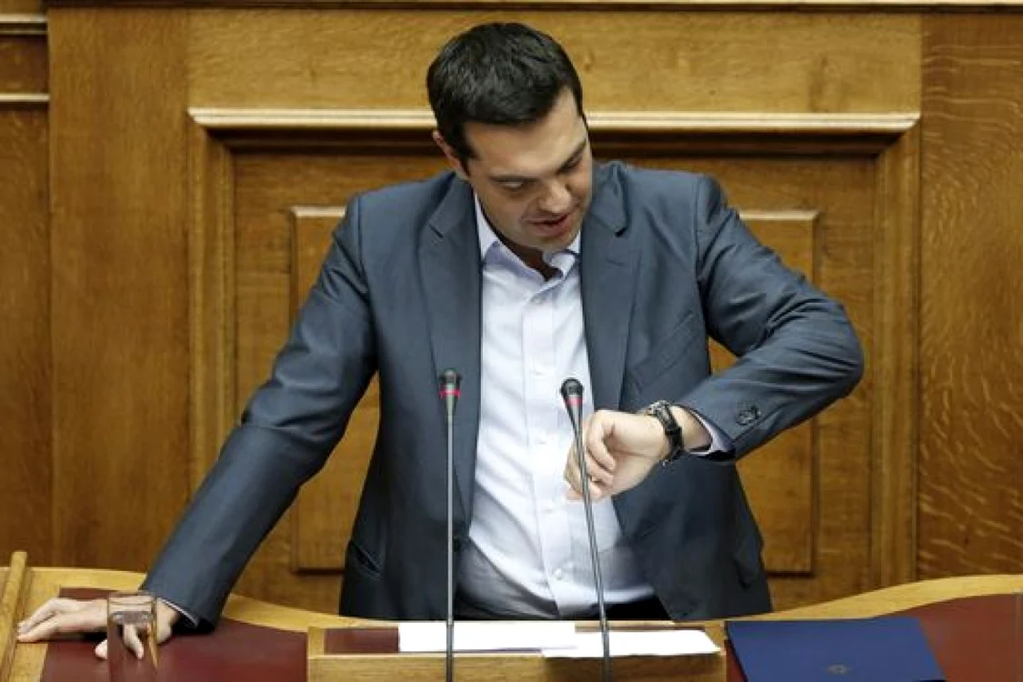 Nerăbdătorul Alexis Tsipras, în parlamentul elen, la 14 august 2015. FOTO AP
