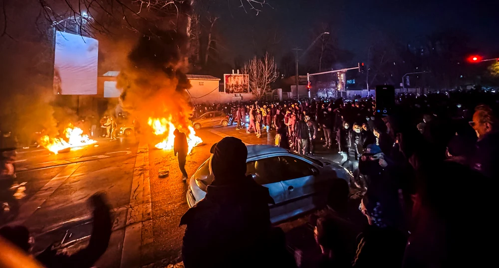  Teheranul este scena unor proteste violente. FOTO AFP