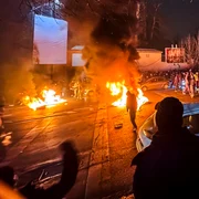 Proteste violente în Teheran, Iran FOTO AFP