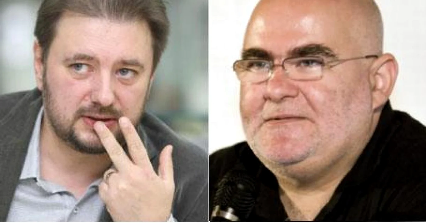 Politologul Cristian Pîrvulescu şi sociologul Alfred Bulai