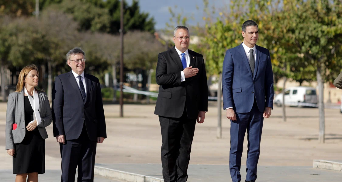 Premierul Nicolae Ciucă și președintele Guvernului spaniol FOTO Adevărul 