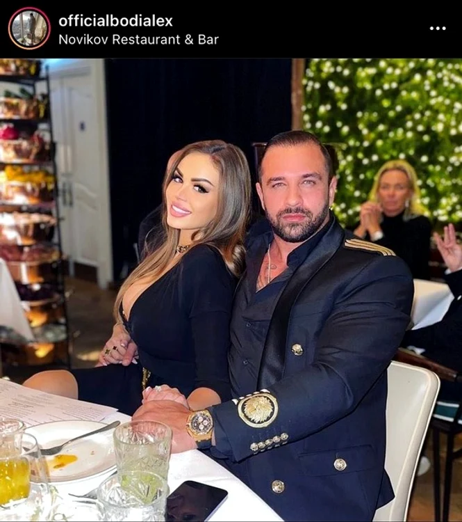 Alex Bodi, la restaurantul din Londrafoto: Instagram
