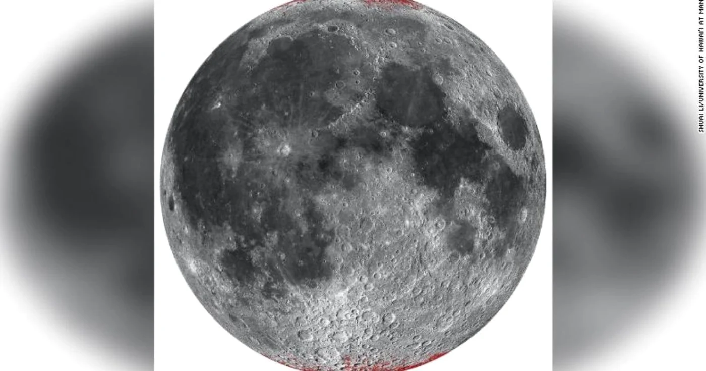 Luna ruginită, FOTO Universitatea din Hawaii