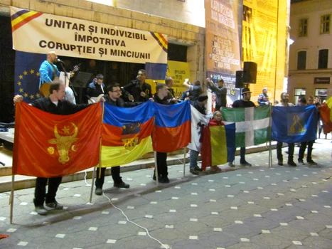 Miting la Timişoara FOTO Ştefan Both