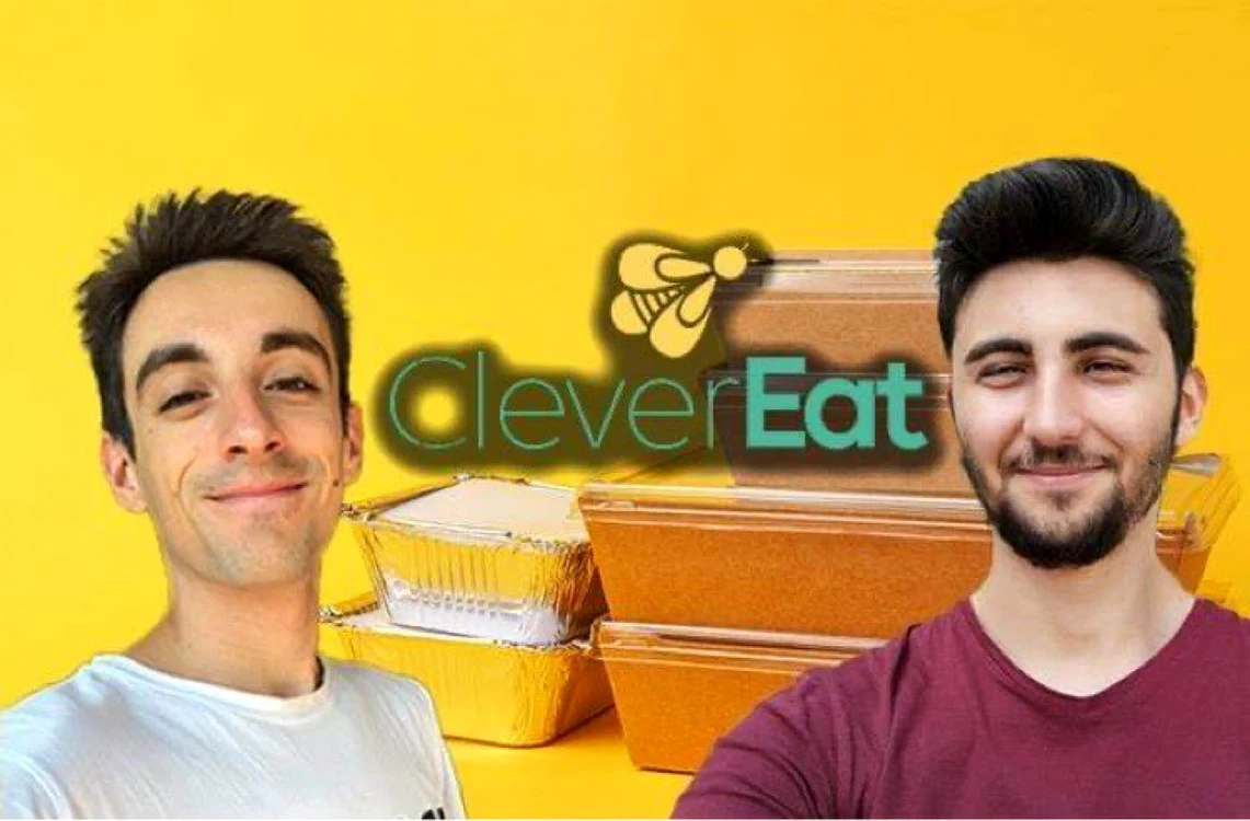 Rareş Mara şi Marius Pascu, fondatorii Clever Eat