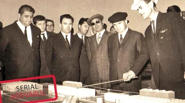 Prima întâlnire de lucru: Ceauşescu şi viitorii colegi, academicienii jpeg