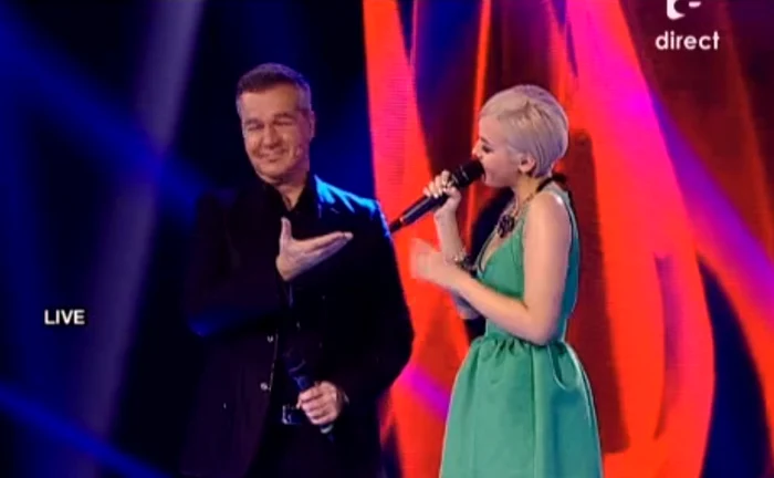 Dan Bittman şi Mădălina Lefter (Captură Antena 1)