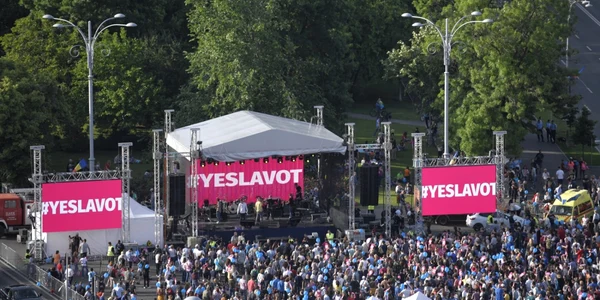 Bucuresti - piata victoriei - toti pentru europa- 19 mai 2019. foto mediafax