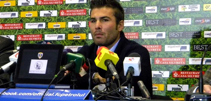 Adrian Mutu este de marţi un „lup galben“. FOTO Dana Mihai