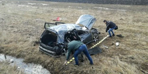 masina accident camp Galati