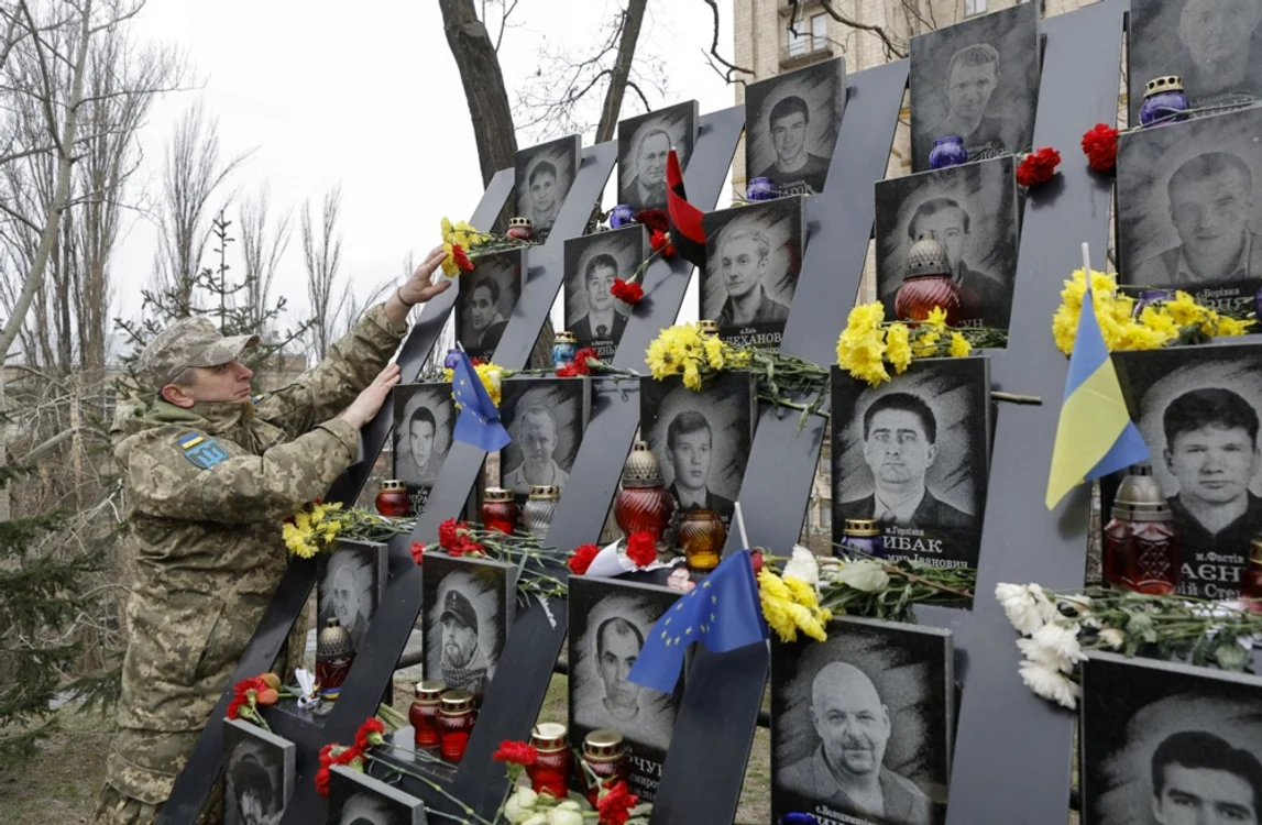 Eroi ai luptei împotriva agresiunii rusești FOTO EPA-EFE