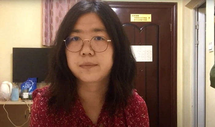 Zhang Zhan, jurnalista chineză condamnată la încă 4 ani de închisoare FOTO: AFP
