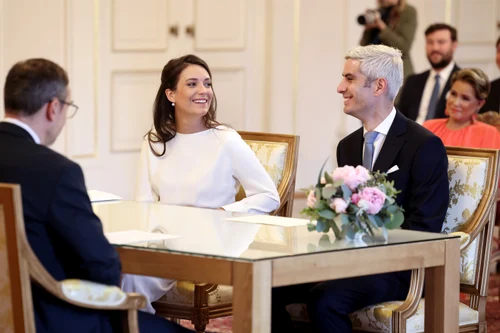 Prințesa Alexandra de Luxemburg s-a căsătorit civil