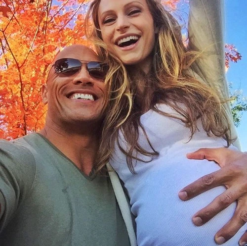 The Rock and Lauren Hashian are expecting a baby girl jpeg