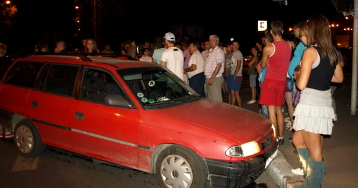 Accident în centrul Hunedoarei.