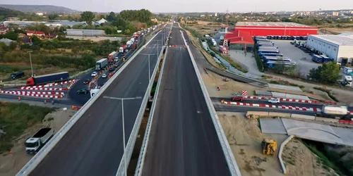 Stadiul lucrărilor la Lotul 5 al Autostrăzii Sibiu Pitești în septembrie 2024 Foto Asociația Pro Infrastructură