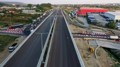 Stadiul lucrărilor la Lotul 5 al Autostrăzii Sibiu Pitești în septembrie 2024 Foto Asociația Pro Infrastructură