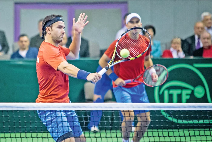 Dublul Tecău-Mergea a pierdut surprinzător meciul cu Martin – Zelenay, iar Slovacia ne conduce cu 2-1Foto: Mediafax