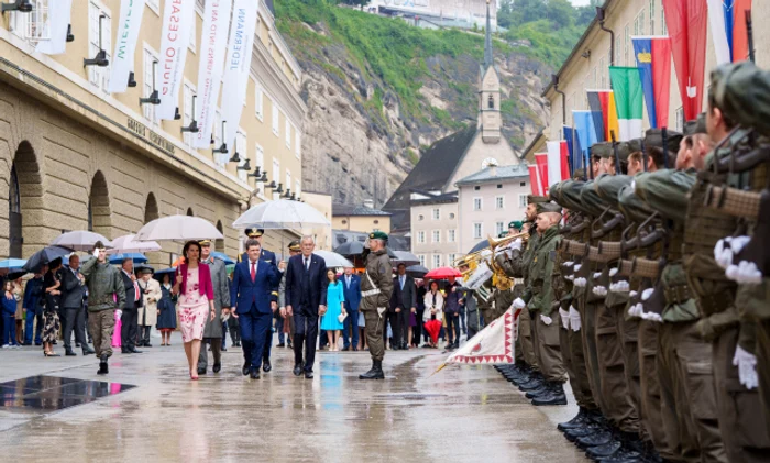 Ceremonia primirii oficiale de către guvernatorul landului. FOTO Administrația Prezidențială