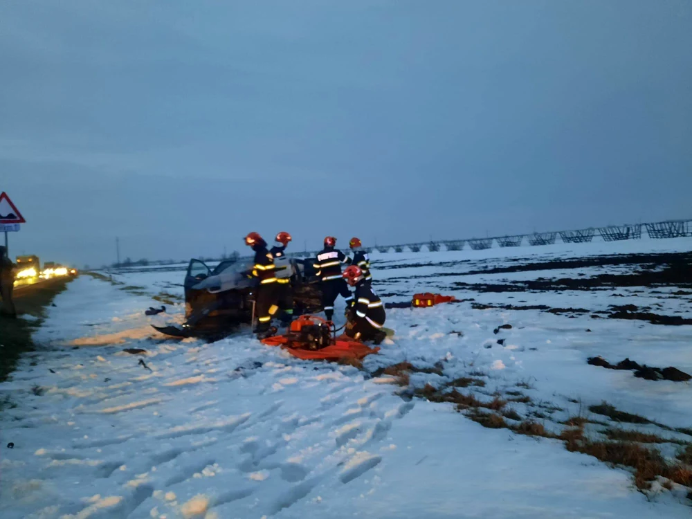 Două dintre victime au murit. FOTO ISU Brăila