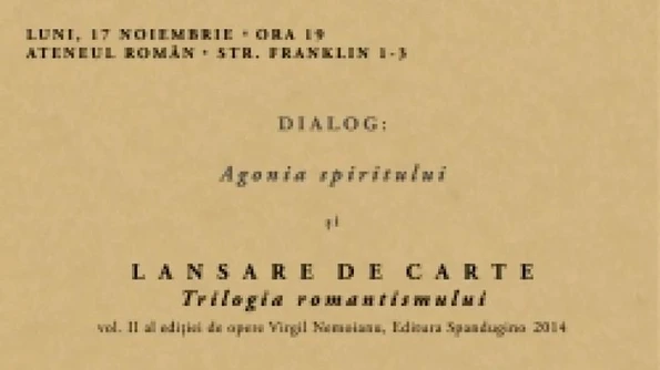 Agonia spiritului Dialog între Virgil Nemoianu și Sorin Lavric jpeg