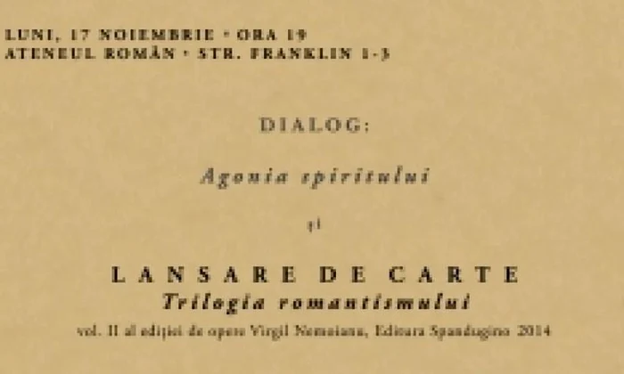 Agonia spiritului  Dialog între Virgil Nemoianu și Sorin Lavric jpeg