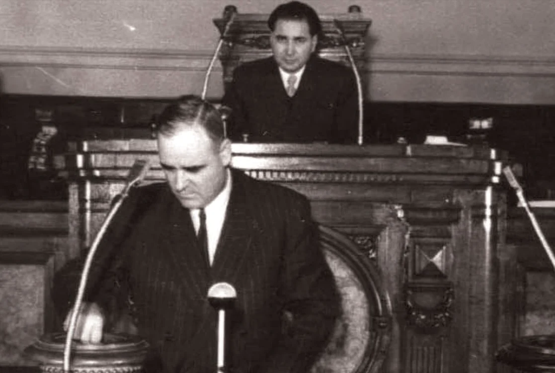 Gheorghe Apostol şi Gheorghiu-Dej FOTO Fototeca online a comunismului romanesc