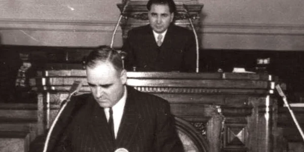 Gheorghe Apostol şi Gheorghiu-Dej FOTO Fototeca online a comunismului romanesc
