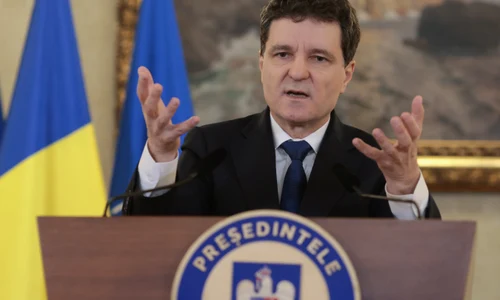 Nicușor Dan susține declarații de presă pe tema sistemului de justiție din România, la Palatul Cotroceni FOTO INQUAM/ George Călin