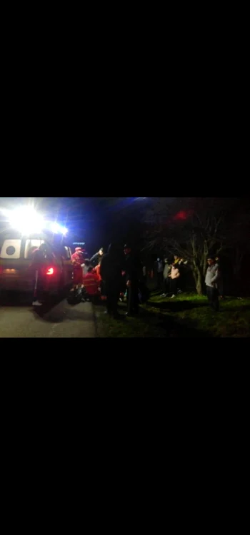 Preotul nu a oprit în urma impactului, revenind ulterior la locul accidentului FOTO: captura video Imagini TVR Craiova