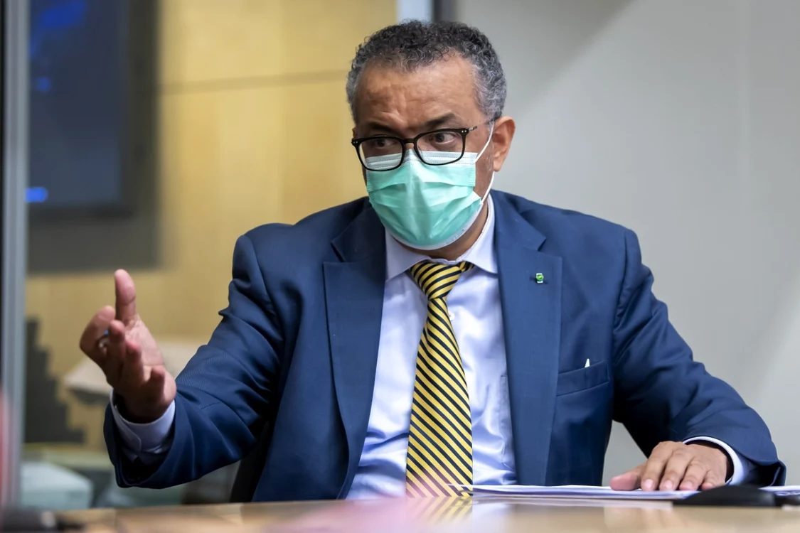 Tedros Adhanom Ghebreyesus, directorul general al OMS  Sursă foto: EPA-EFE