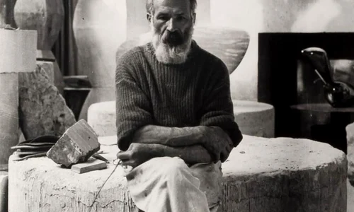 Vizită cu ghidaj gratuit în expoziţia Brâncuși  Forme în alb și negru jpeg