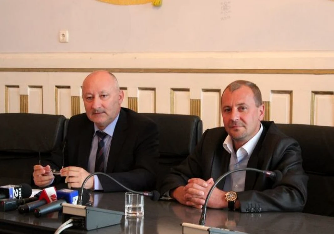 Prefectul Gheorghe Feneşer şi primarul Eugen Furdui