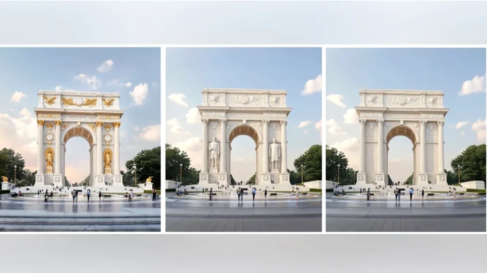 Donald Trump propune un „Arc de Triumf” pentru Washington. FOTO: Donald Trump/Truth Social