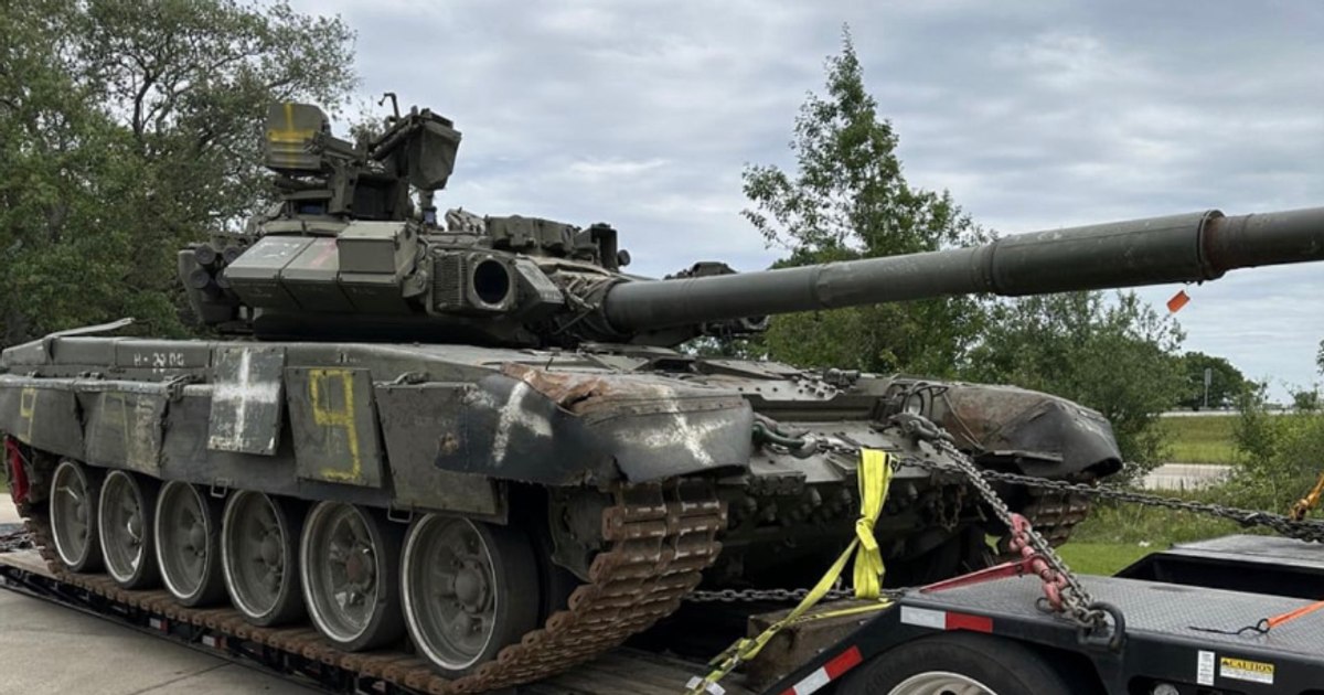 Tanc Rusesc Cum a ajuns un tanc rusesc T-90A în Statele Unite FOTO | adevarul.ro