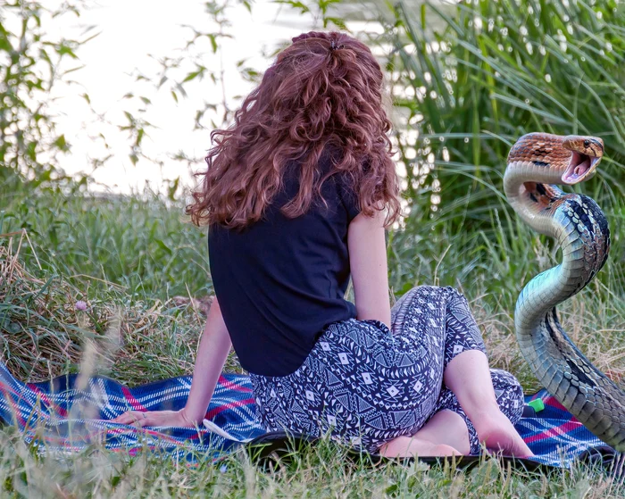 Femeie Șarpe Pixabay jpg