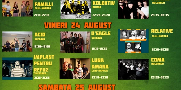 Festival rock la Cetatea Sucevei