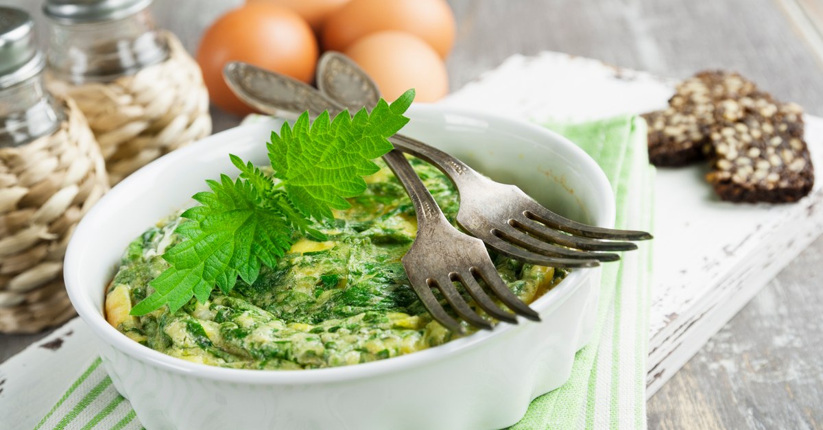 Pilaf cu urzici şi ciuperci Reţetă