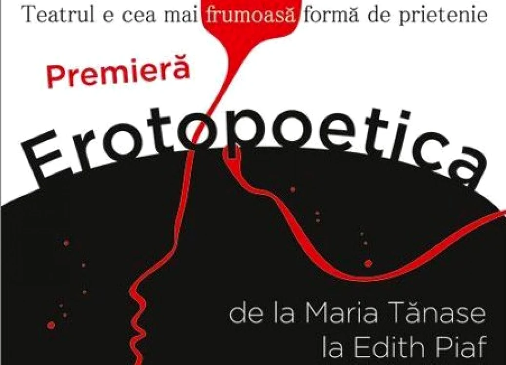 Erotopoetica, cu Toma Enache FOTO afişul spectacolului