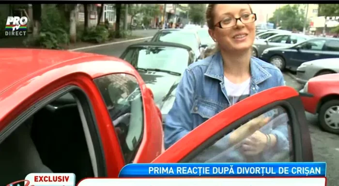 Alina nu a vrut să vorbească despre despărţire