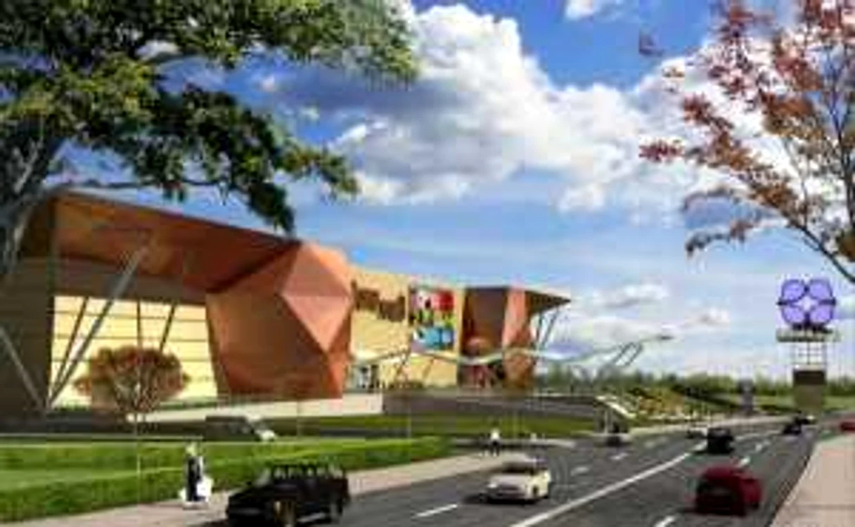 Arhitectura megacentrului comercial este inspirată de succesiunea celor 4 anotimpuri.