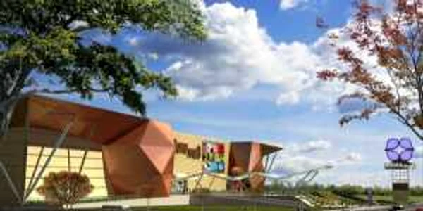 Arhitectura megacentrului comercial este inspirată de succesiunea celor 4 anotimpuri.