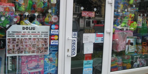 Magazin închis pe "Fâșia Gaza" din Timișoara